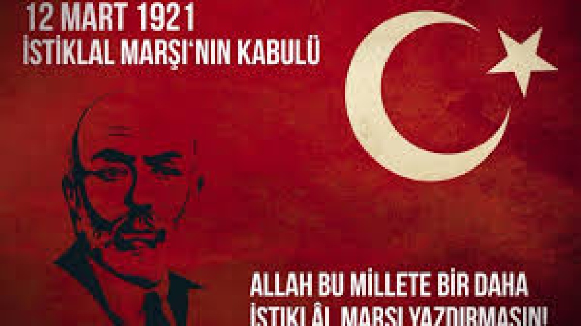 12 Mart İstiklal Marşının Kabulü Kutlandı